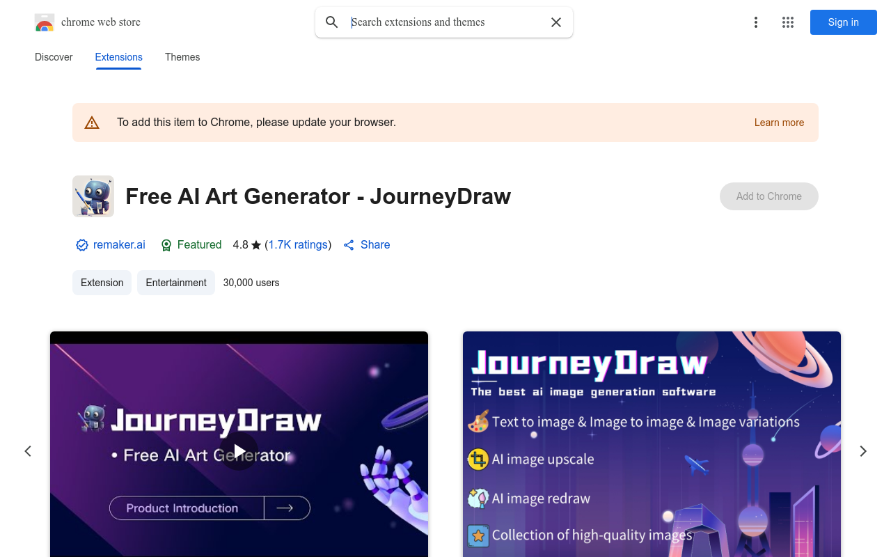 Free AI Art Generator - JourneyDraw