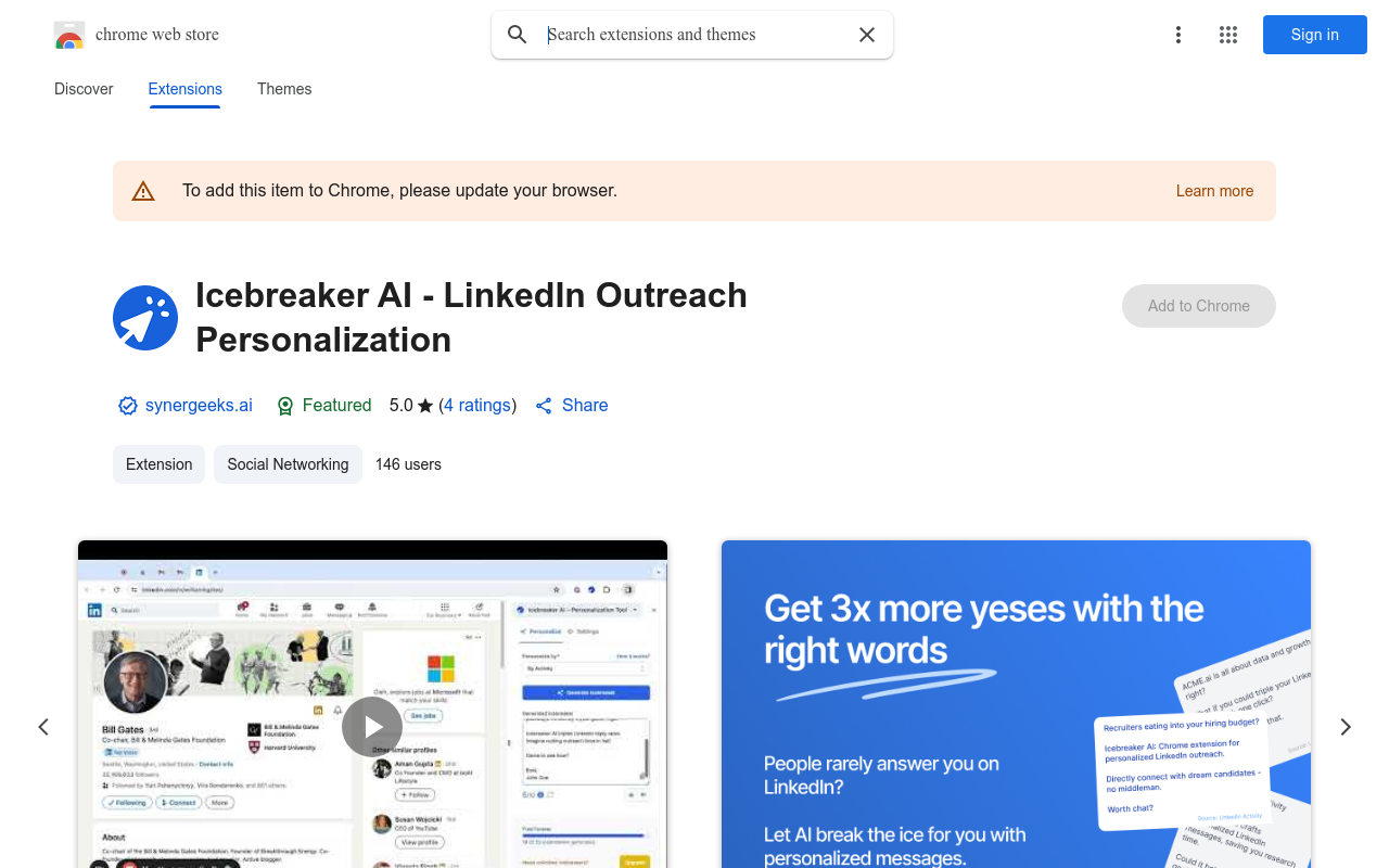Icebreaker AI - LinkedIn Outreach Personalization