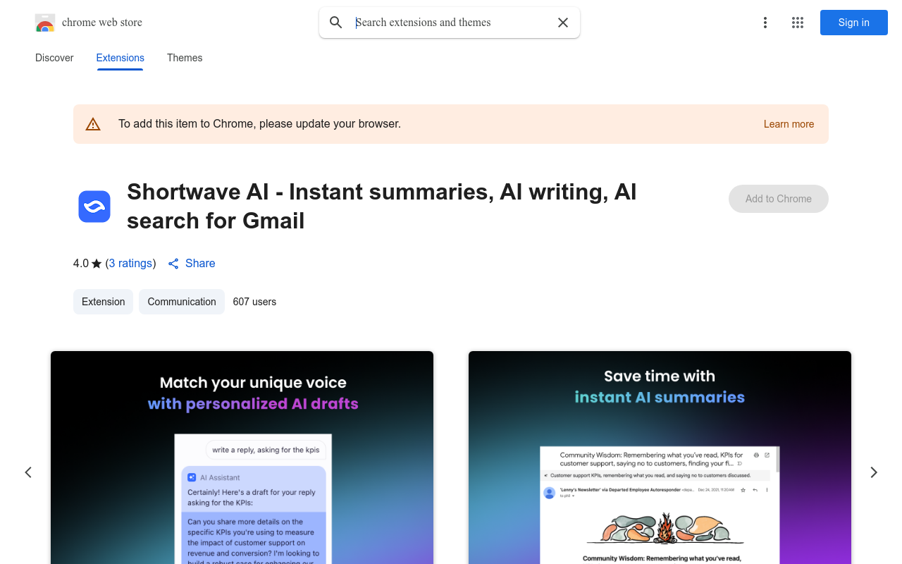 Shortwave AI - Instant summaries, AI writing, AI search for Gmail