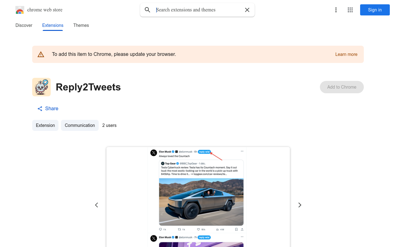 Reply2Tweets