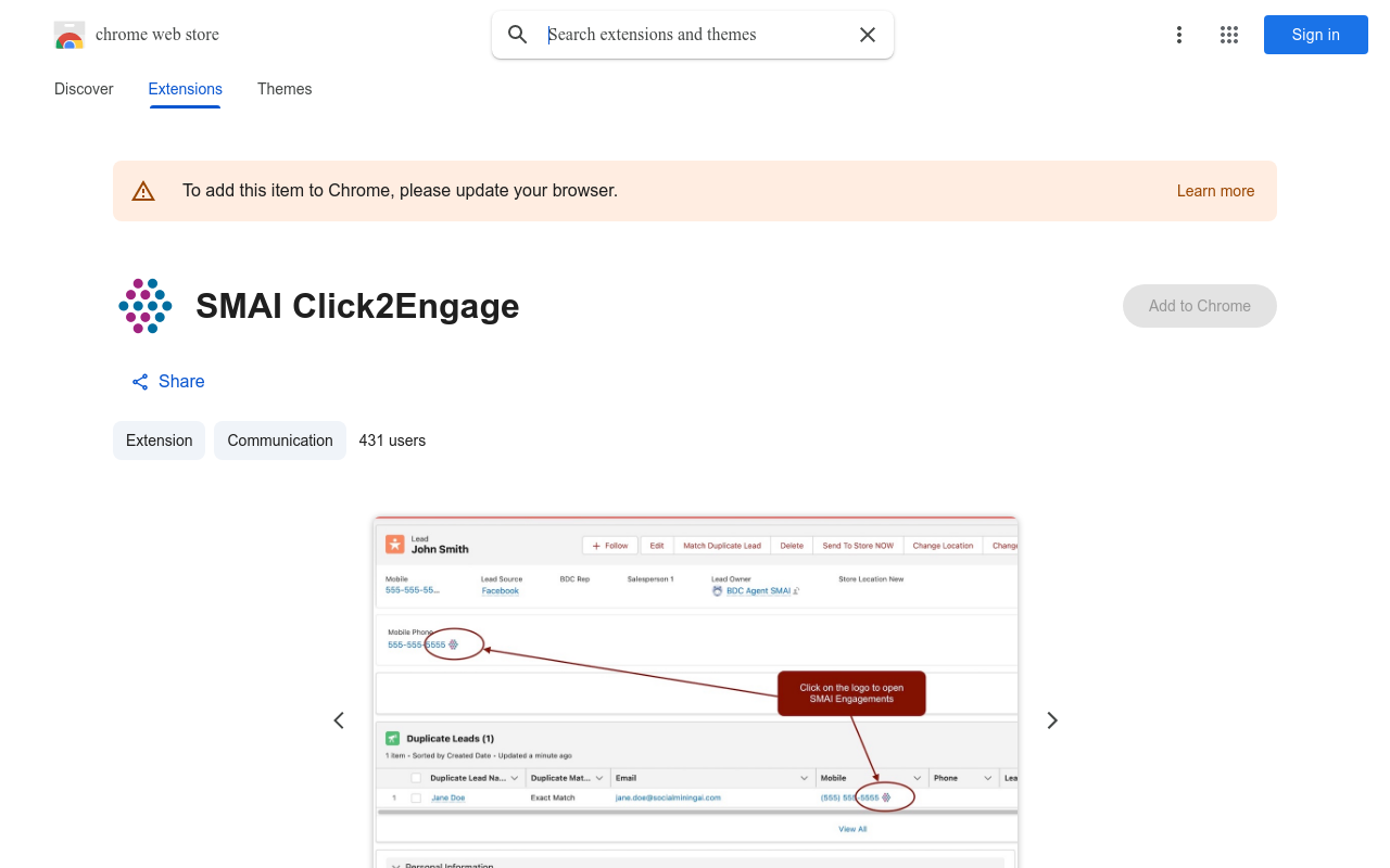 SMAI Click2Engage