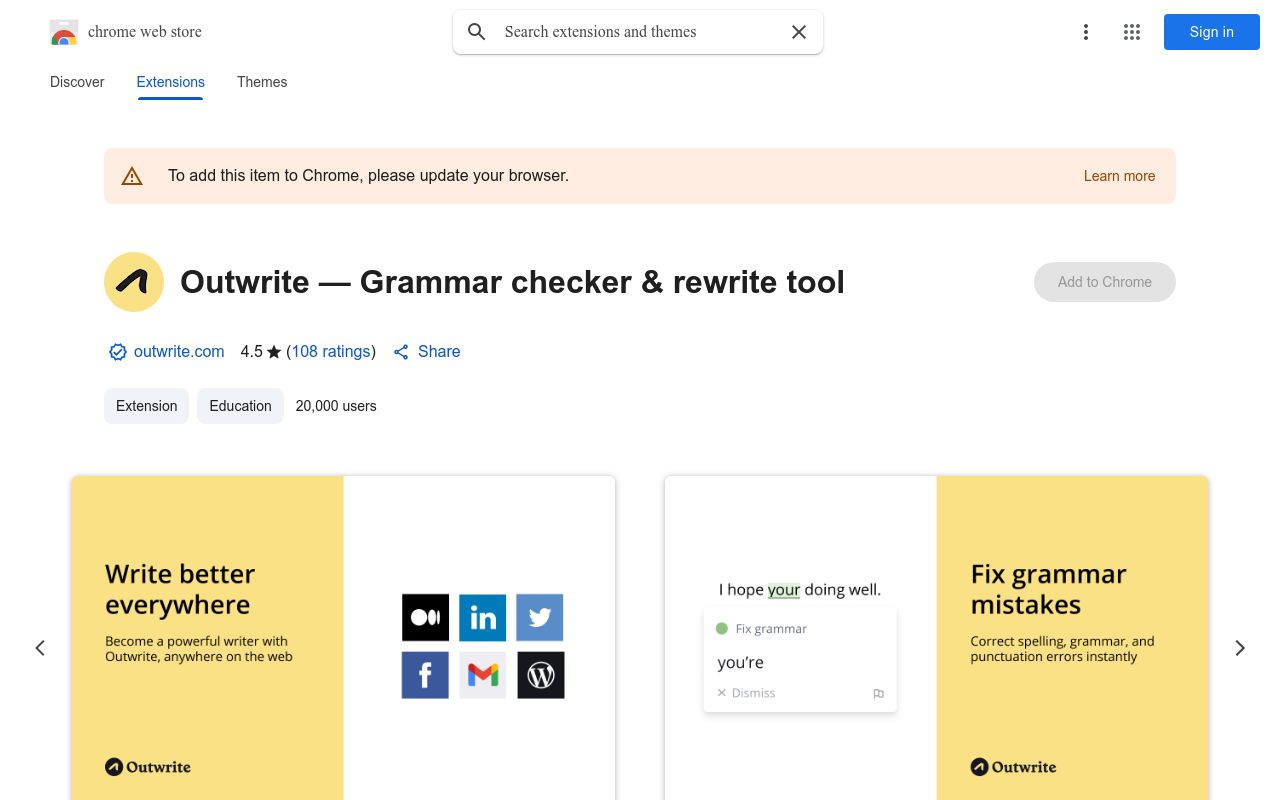 Outwrite — Grammar checker & rewrite tool