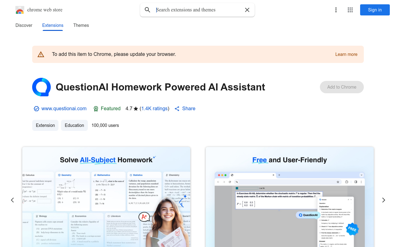 QuestionAI Homework GPT4 Powered AI Assistant