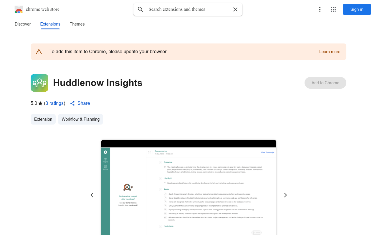 Huddlenow Insights