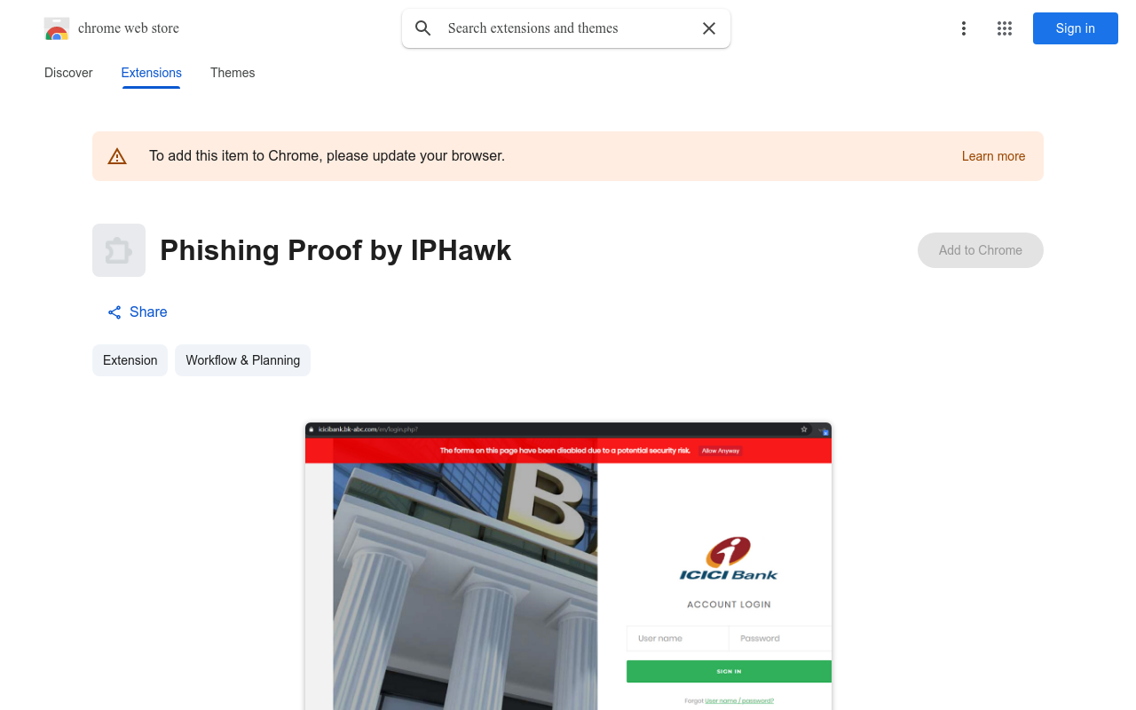Phishing Proof by IPHawk