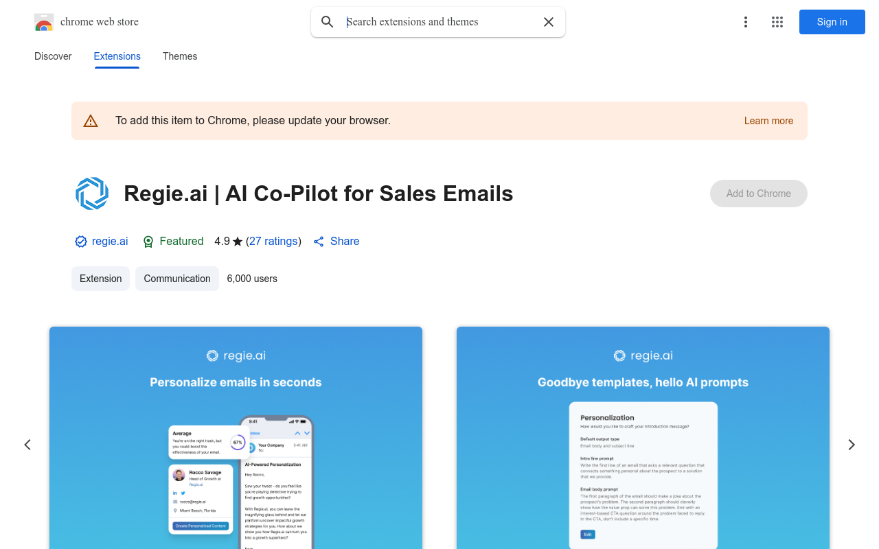 Regie.ai | AI Co-Pilot for Sales Emails