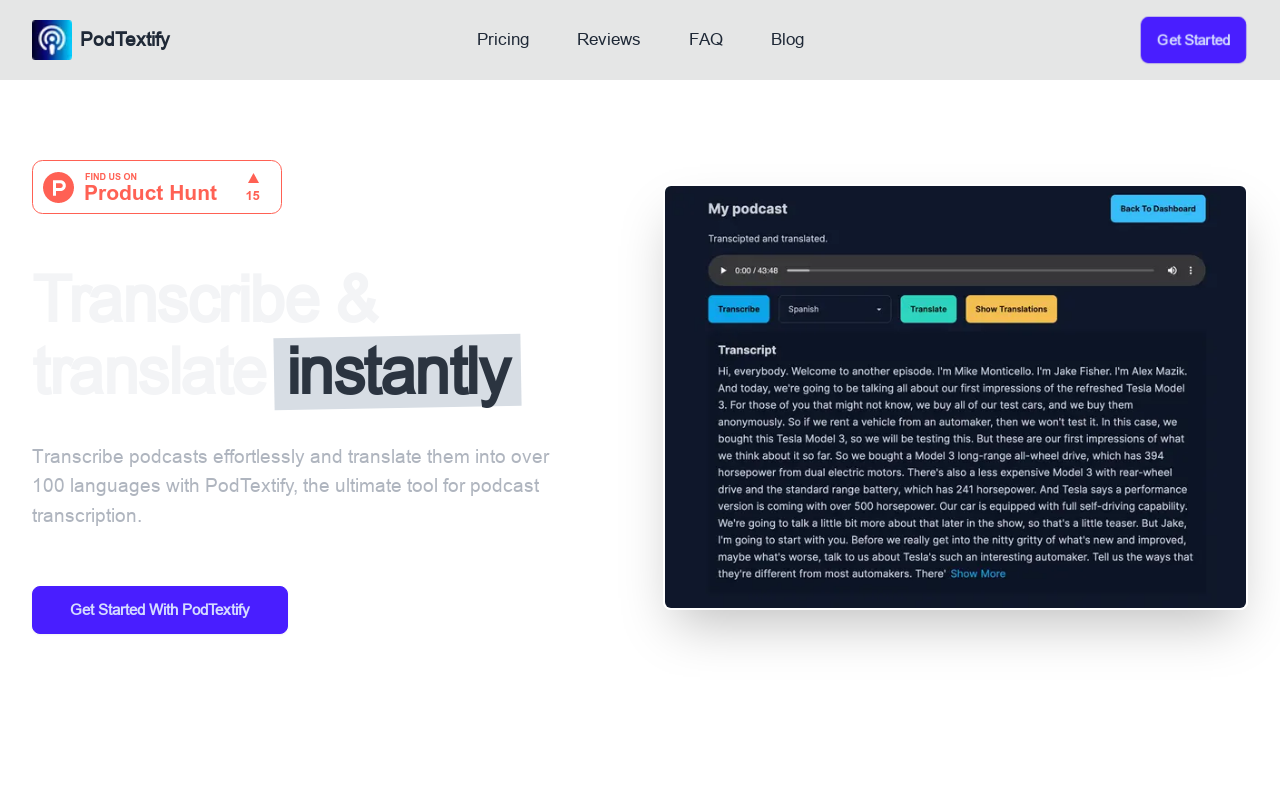 PodTextify