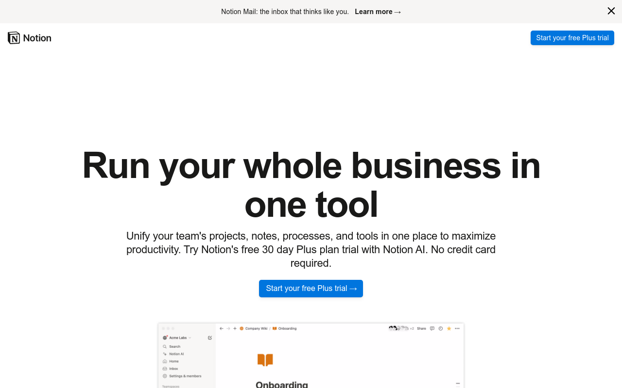 Notion Templates For AI