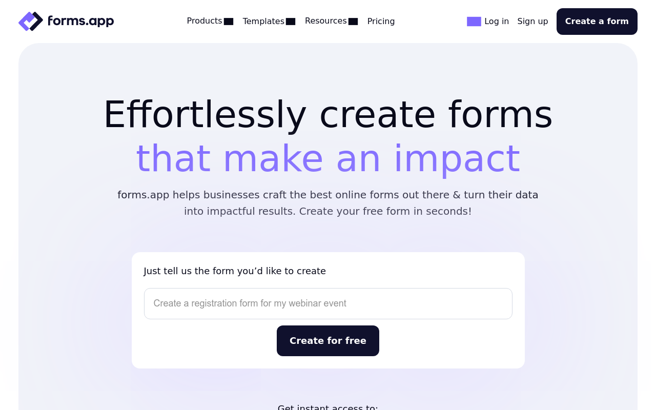 forms app
