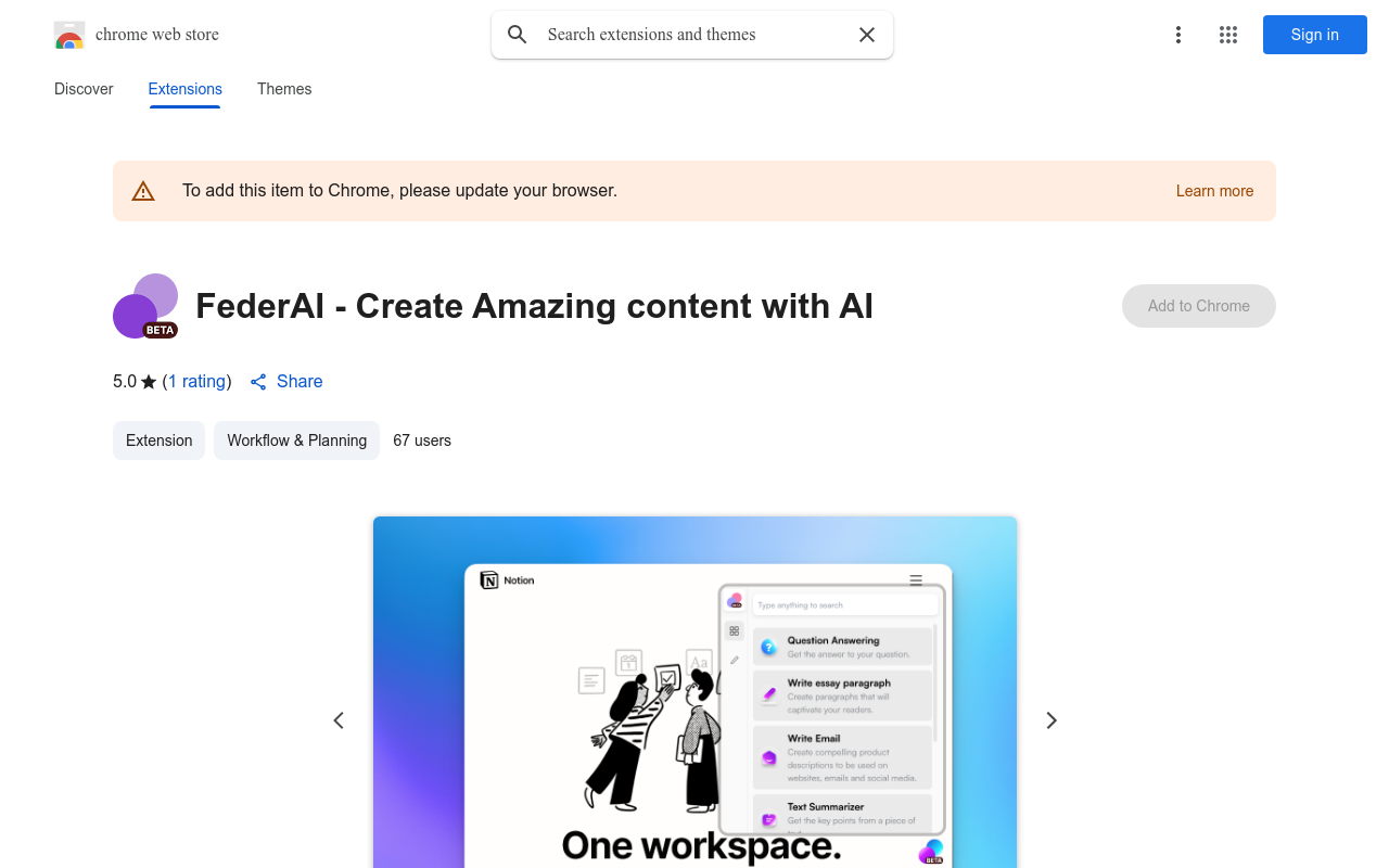 FederAI - Create Amazing content with AI