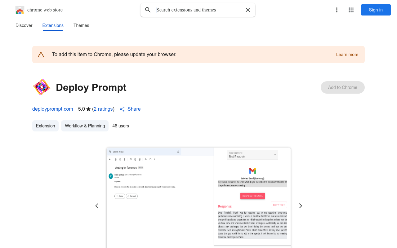 Deploy Prompt