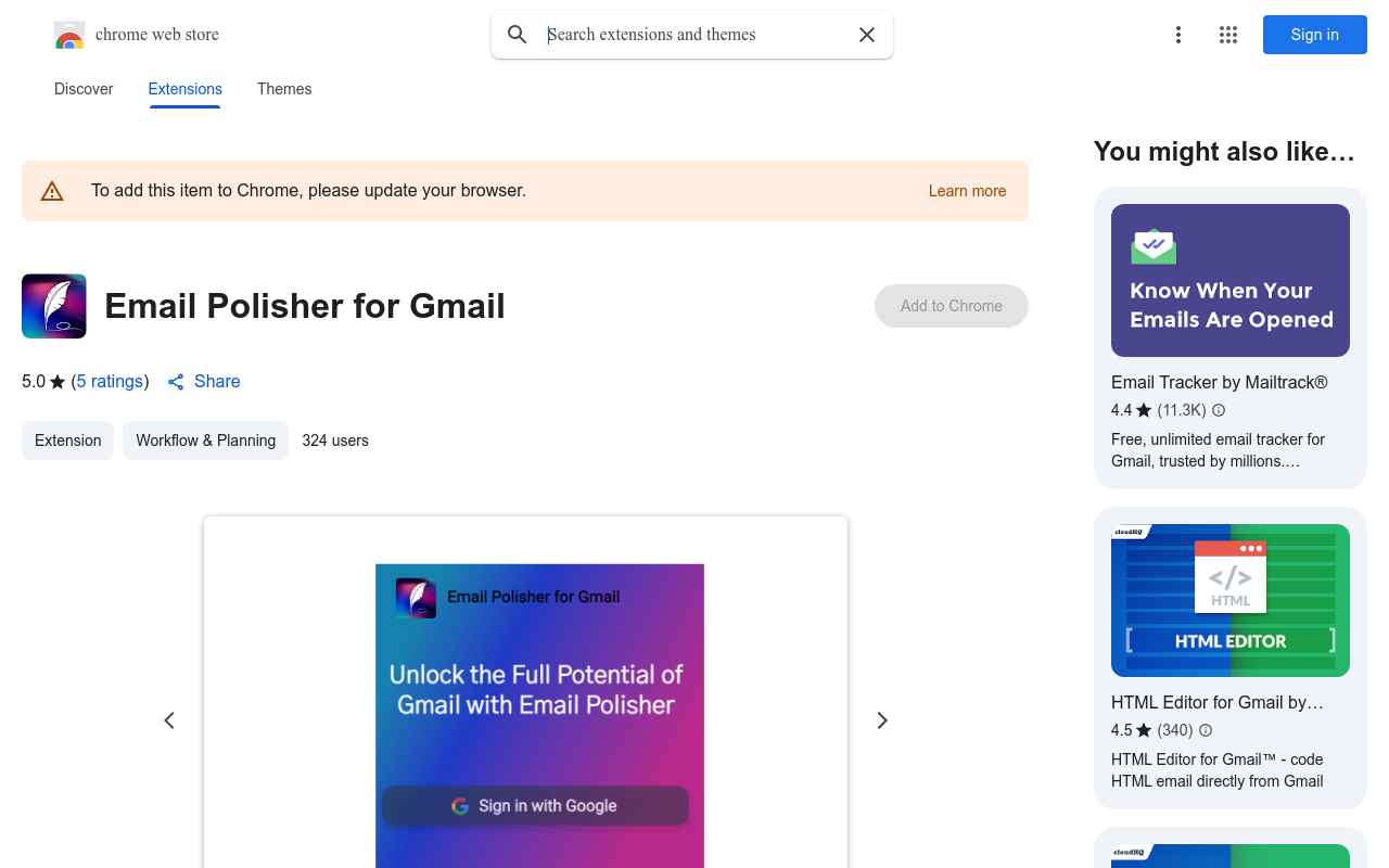 Email Polisher for Gmail