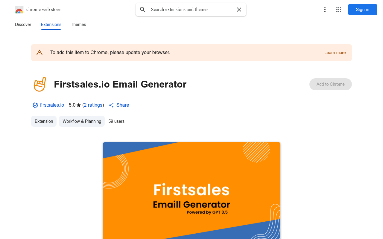 Firstsales.io Email Generator