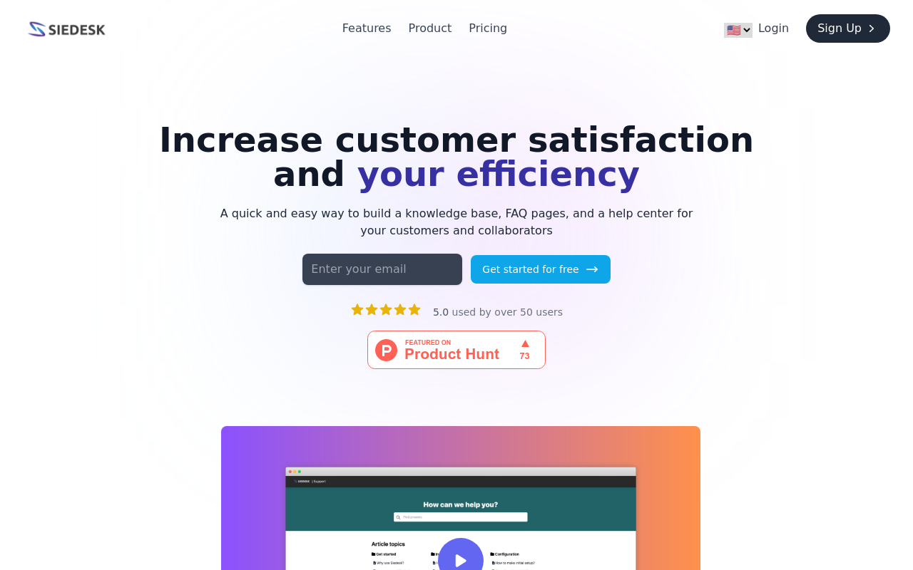 Siedesk - Help Center & Knowledge Base