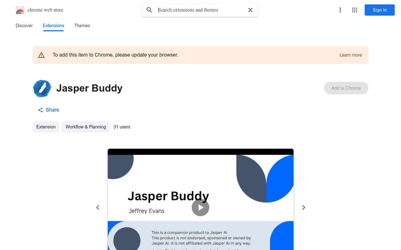 Jasper Buddy