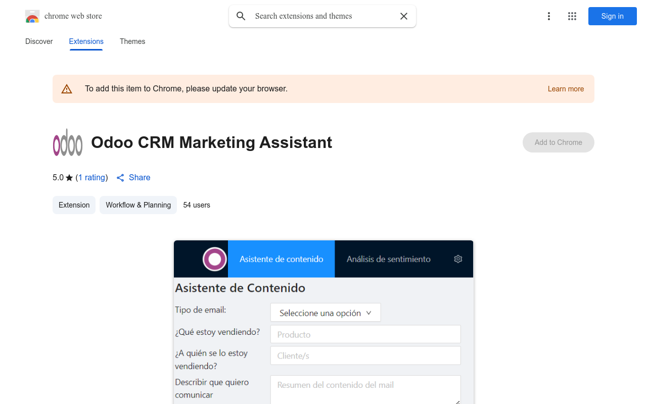 Odoo CRM Marketing Assistant
