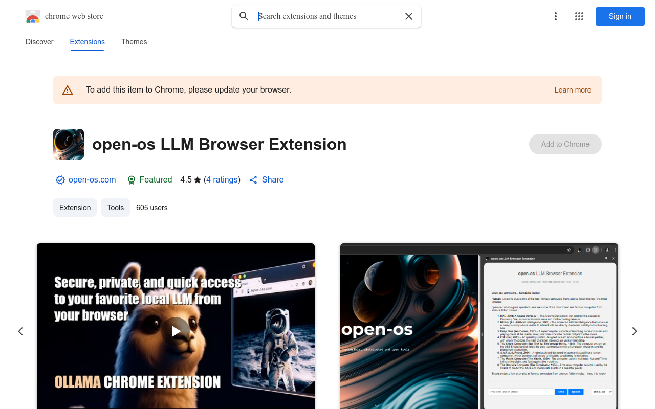 open-os AI Browser Extension