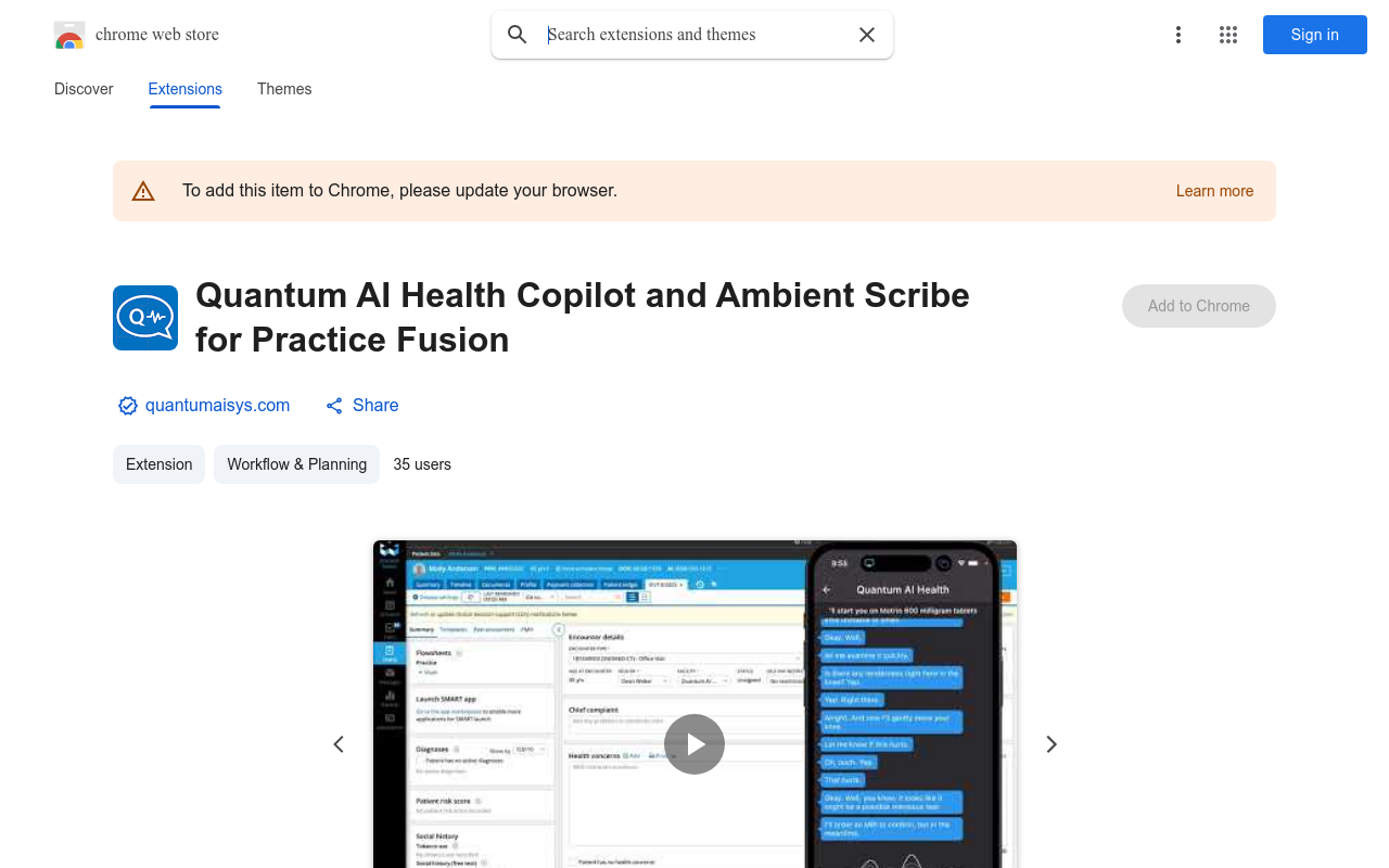 Quantum AI Health Copilot and Ambient Scribe for Practice Fusion