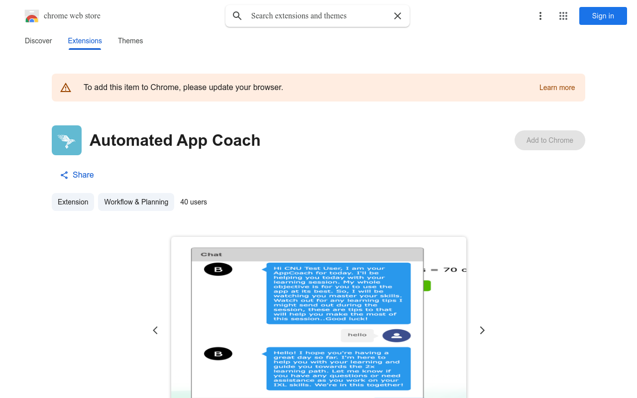 Automated App Coach