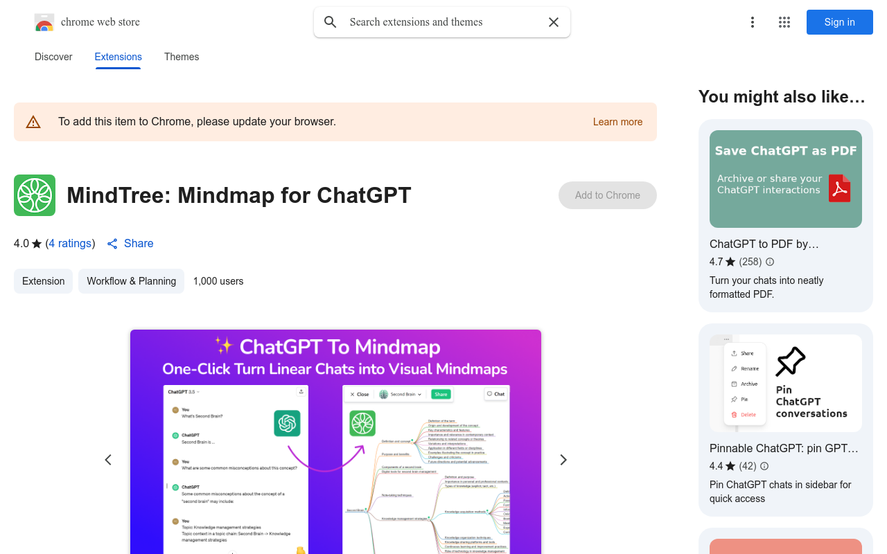 MindTree: Mindmap for ChatGPT