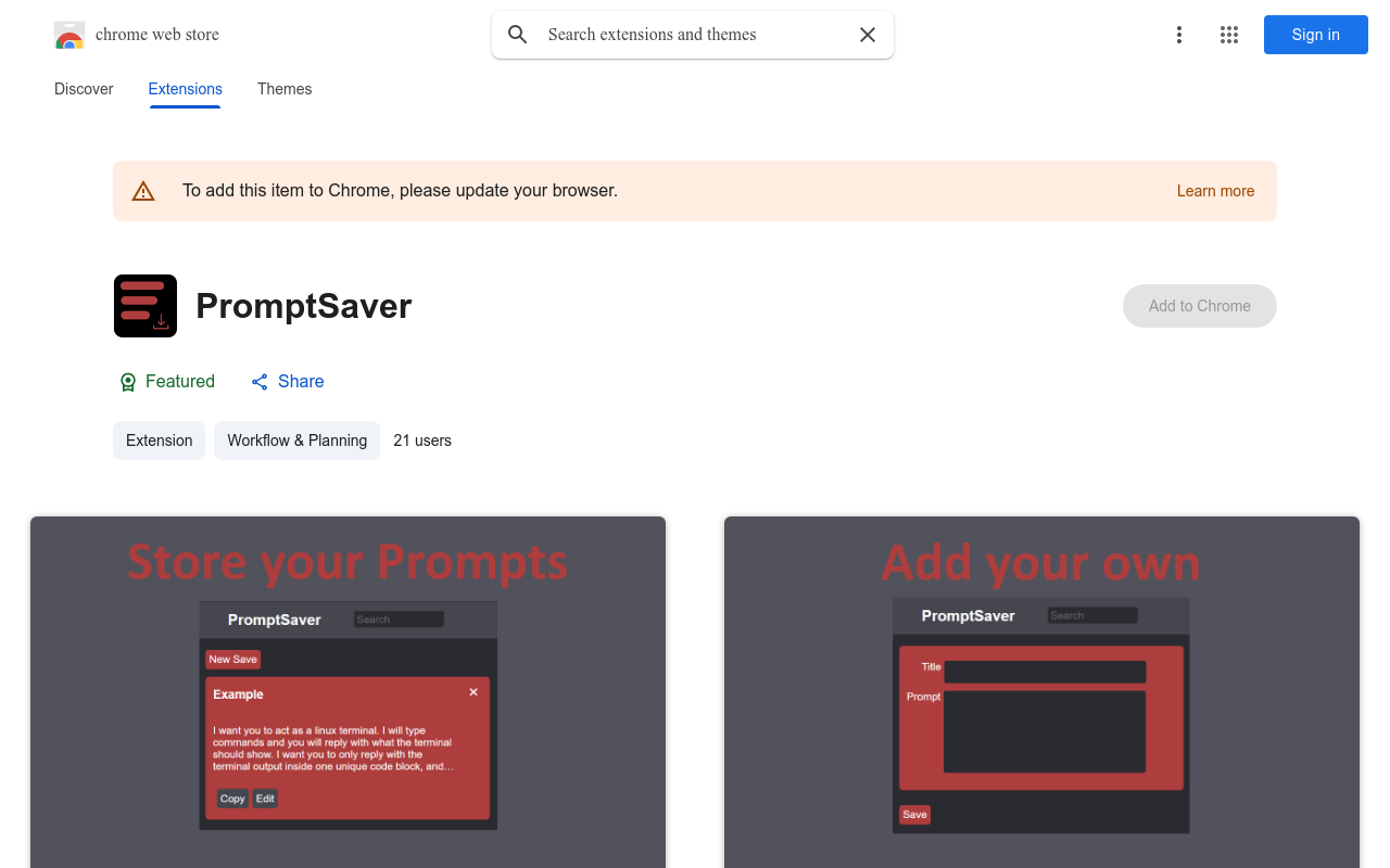 PromptSaver