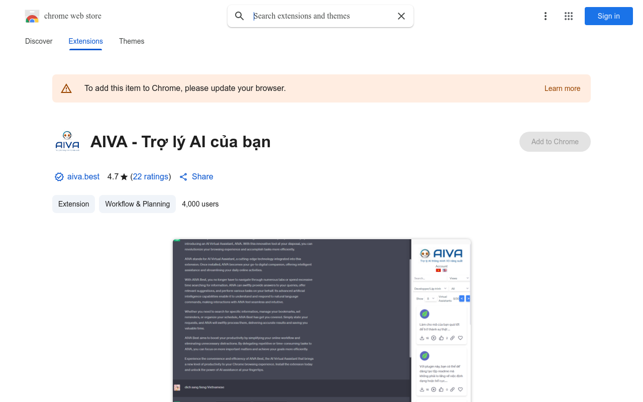 AIVA - Trợ lý AI của bạn