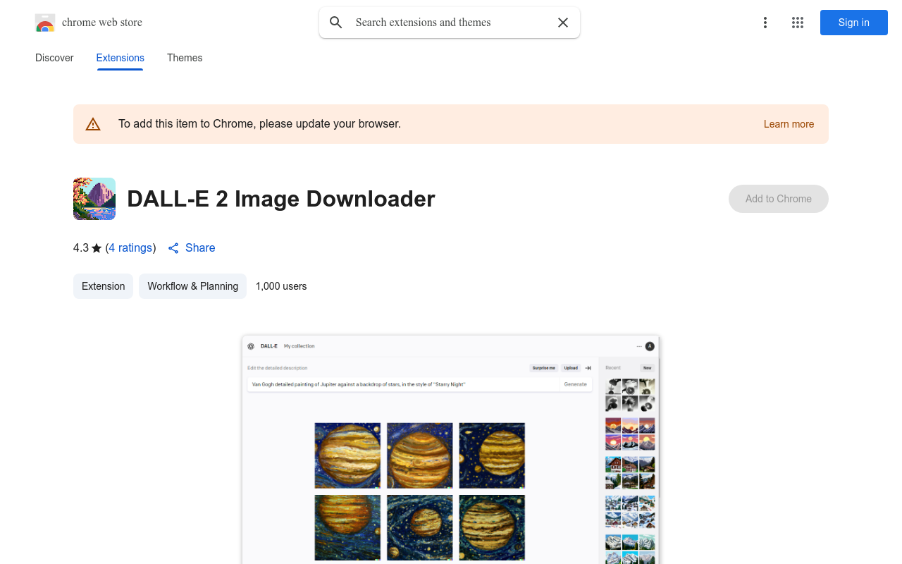 DALL-E 2 Image Downloader
