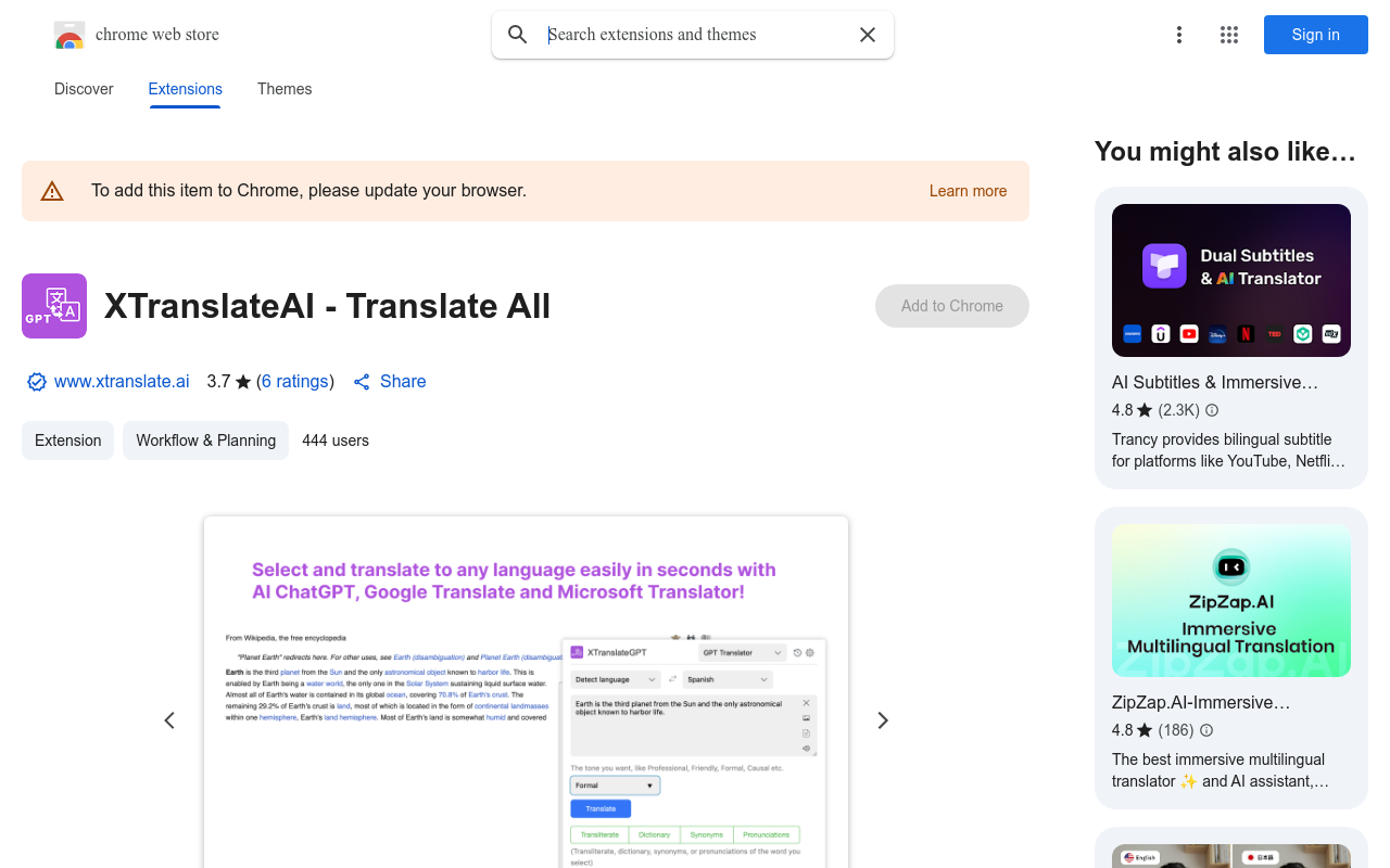 XTranslateGPT - Translate All