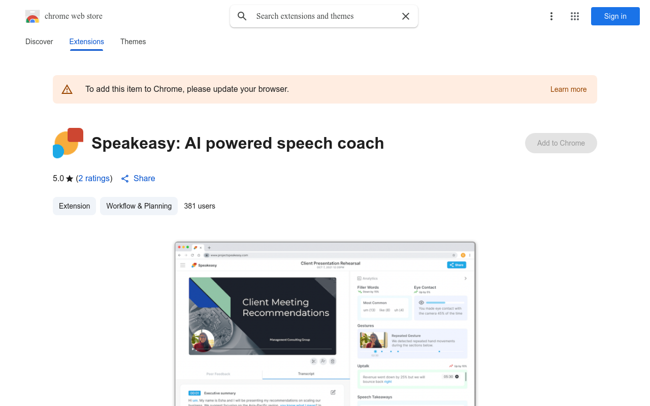 Speakeasy: AI powered speech coach