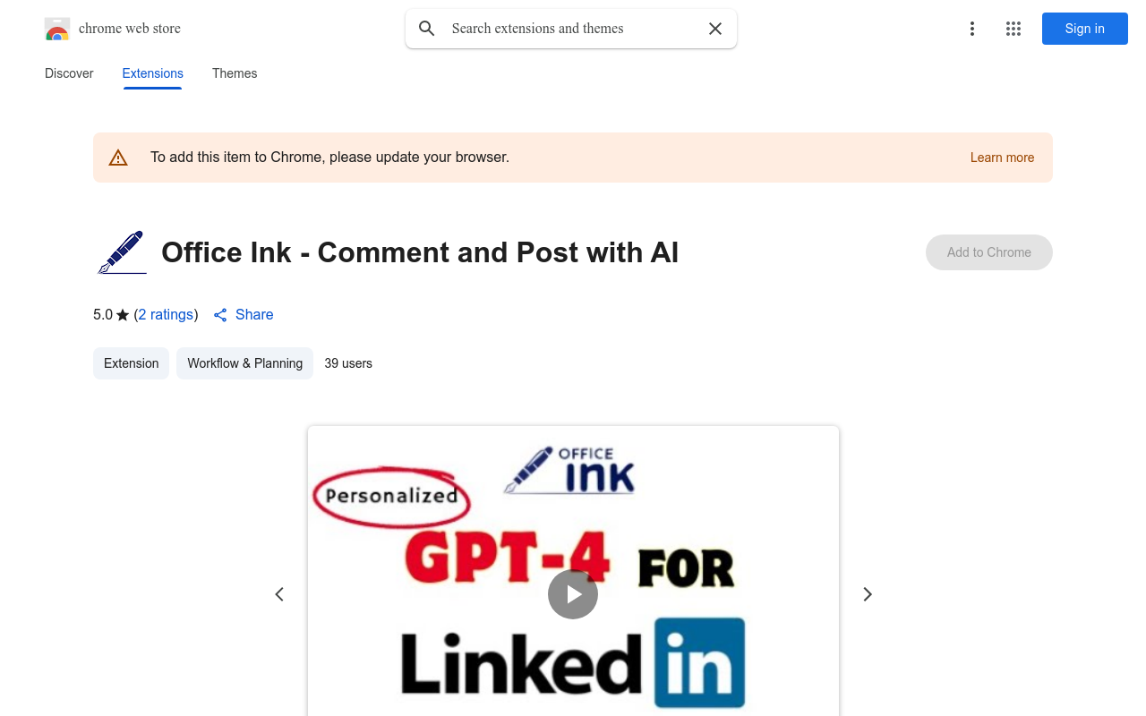 Office Ink - Comment and Post with AI