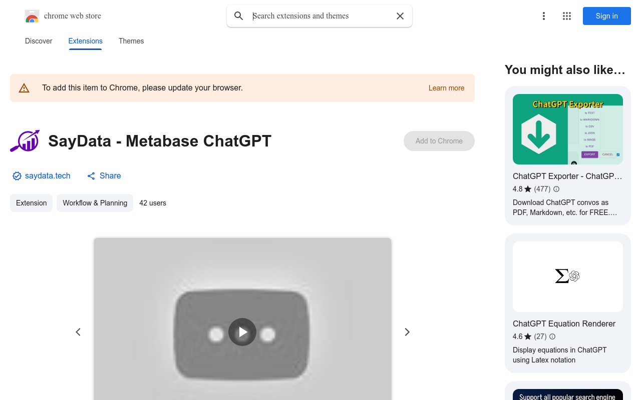 SayData - Metabase ChatGPT