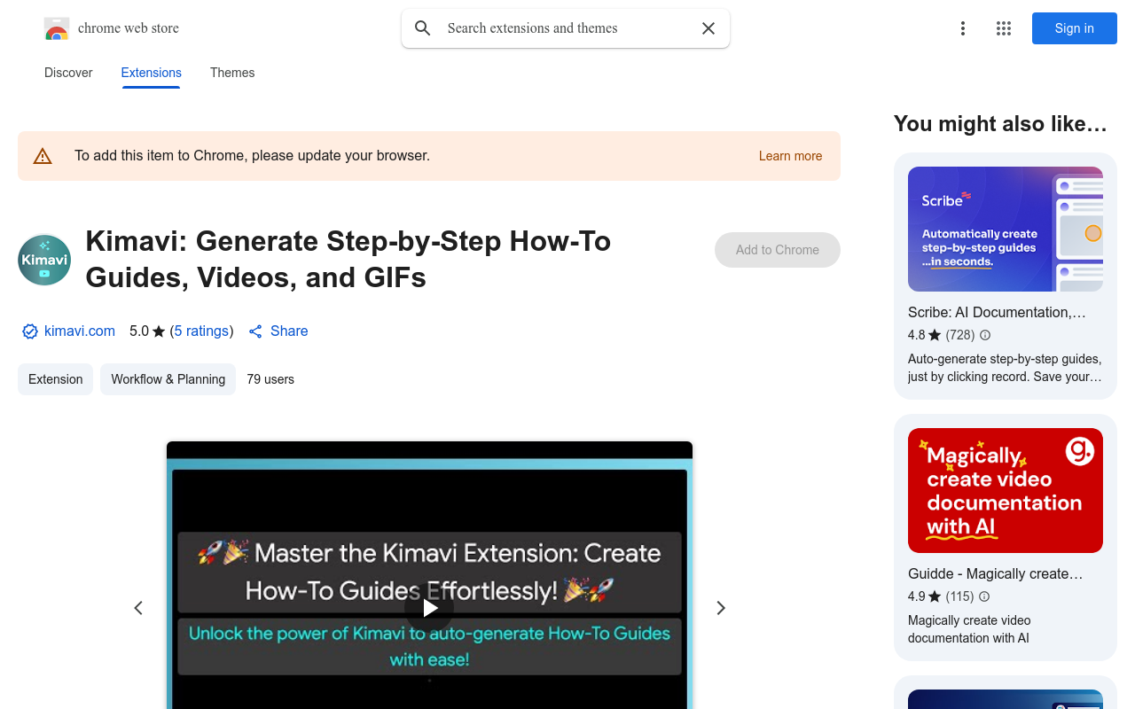 Kimavi: Create Guides with Generative AI
