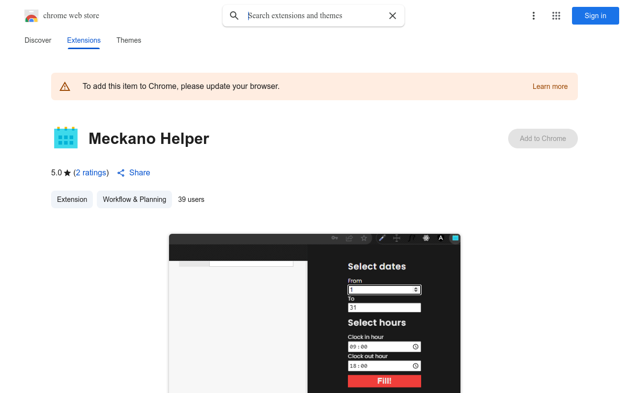Meckano Helper