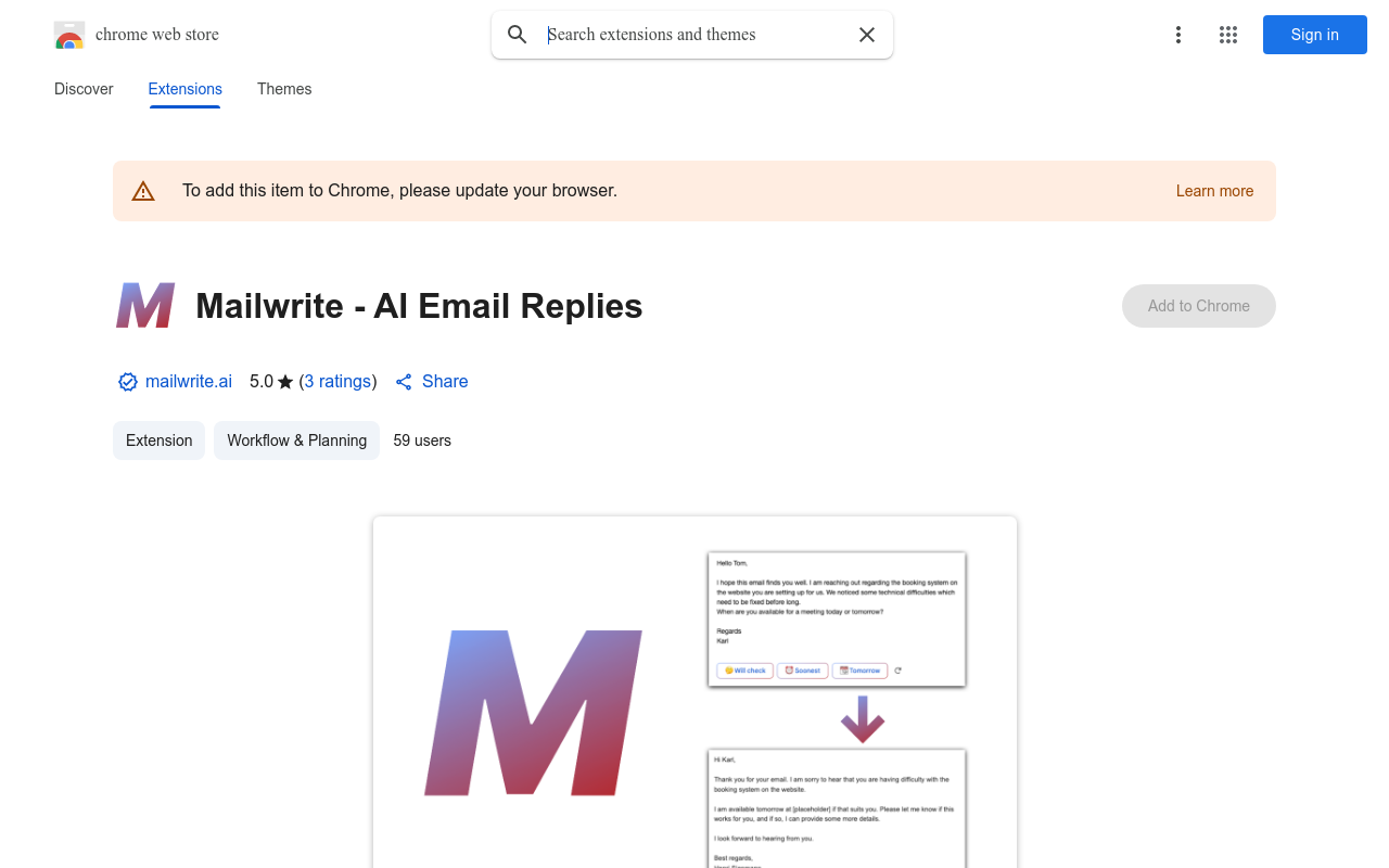 Mailwrite - AI Email Replies