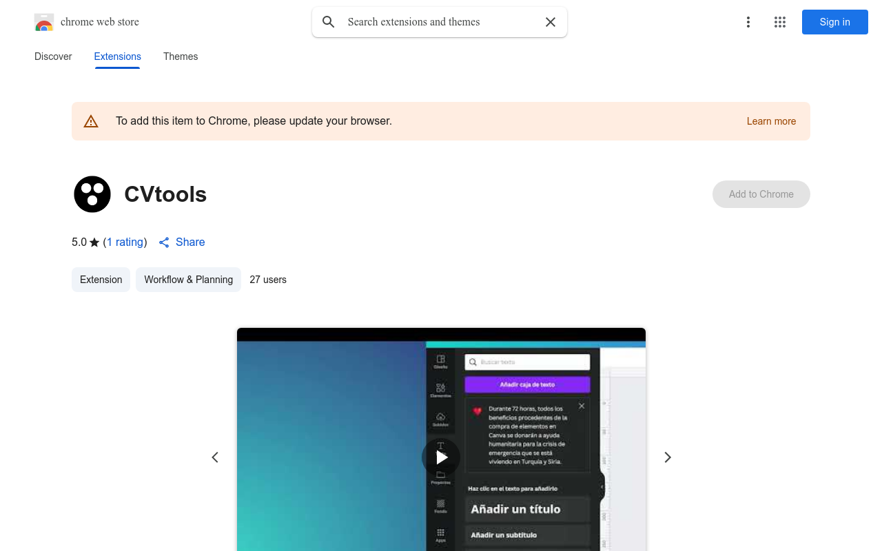 CVtools