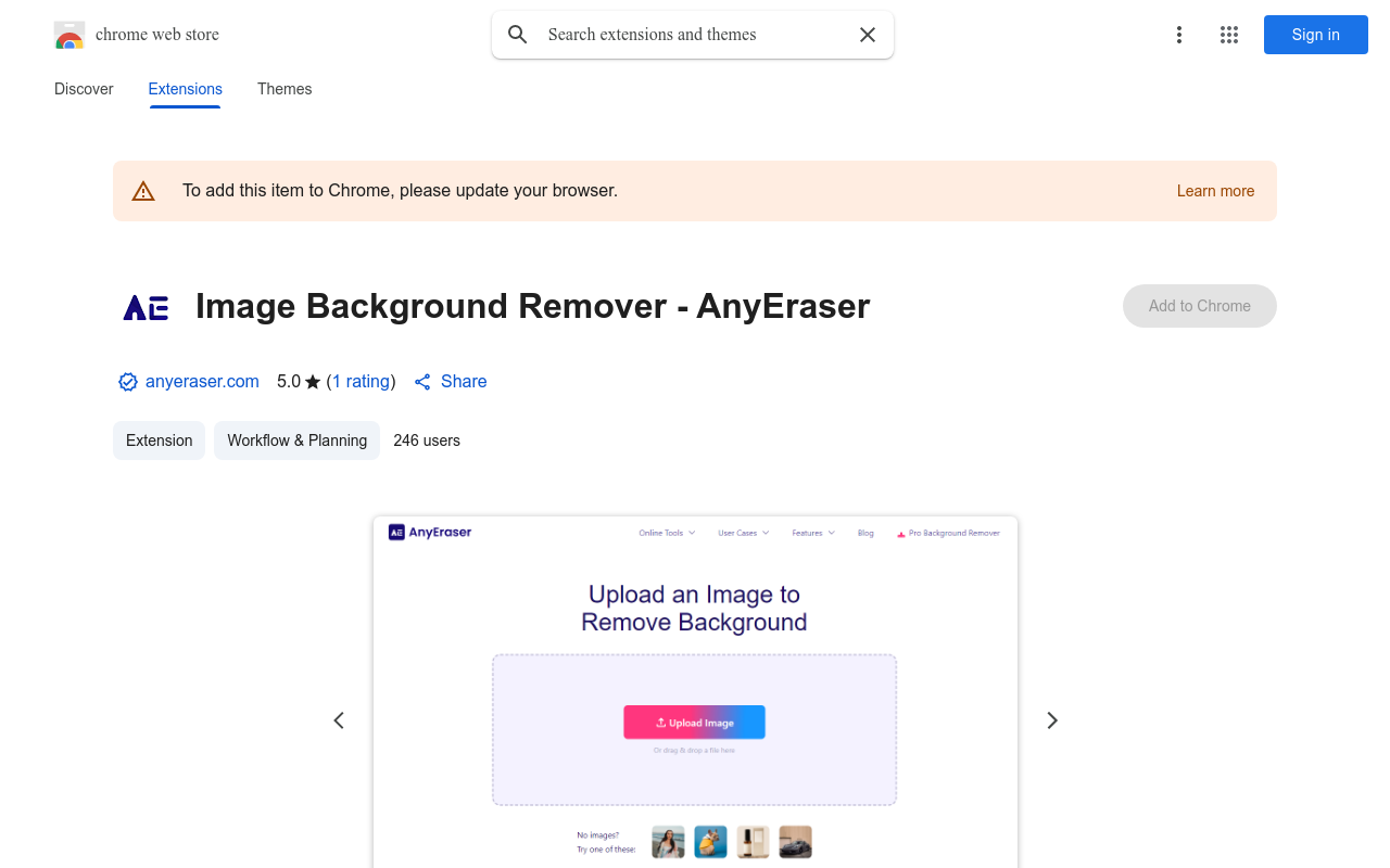 Image Background Remover - AnyEraser