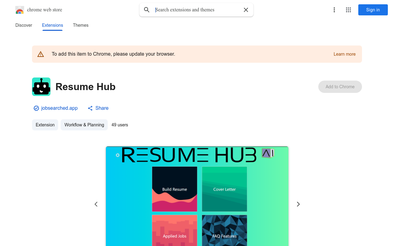 Resume Hub