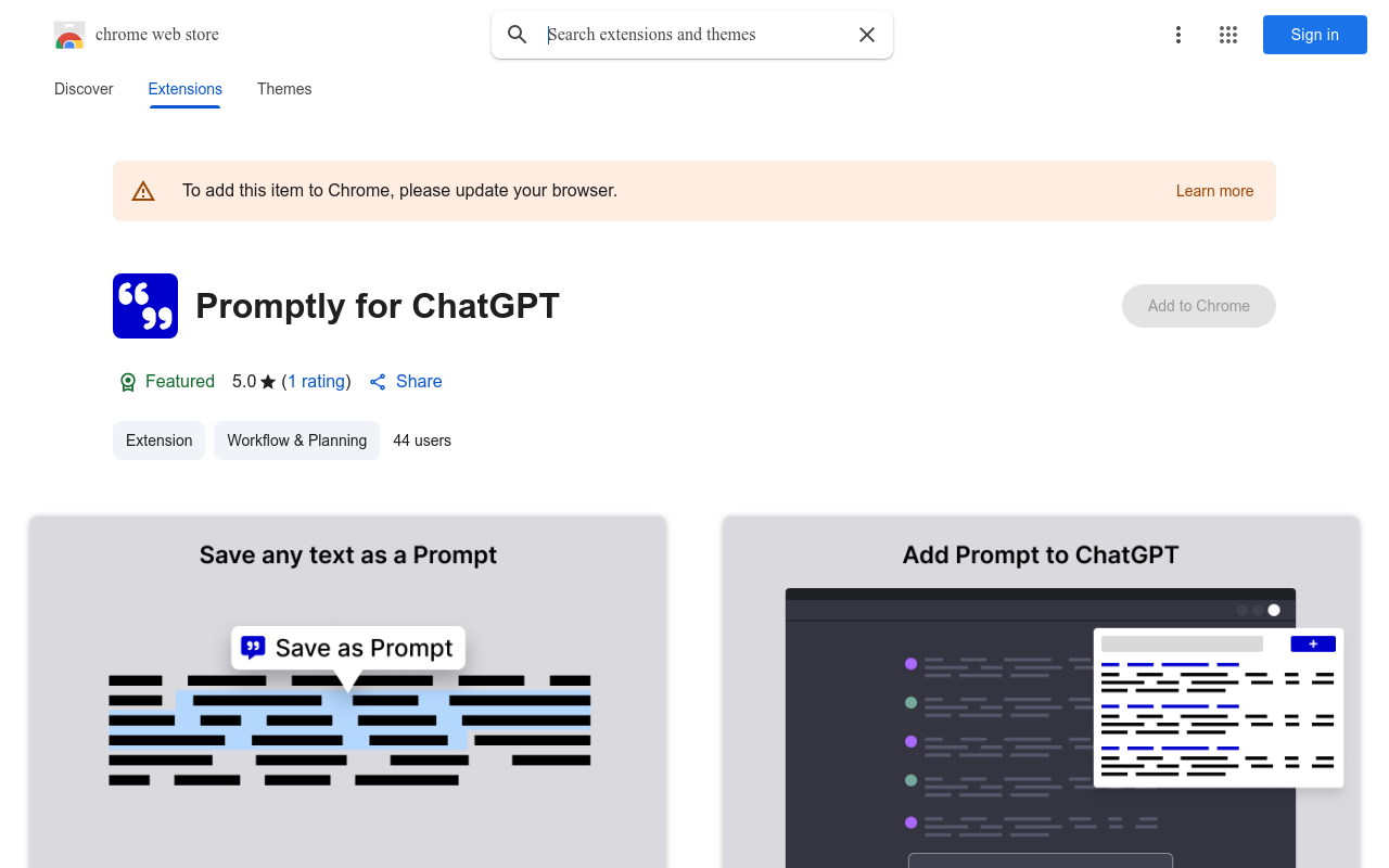 Promptly for ChatGPT