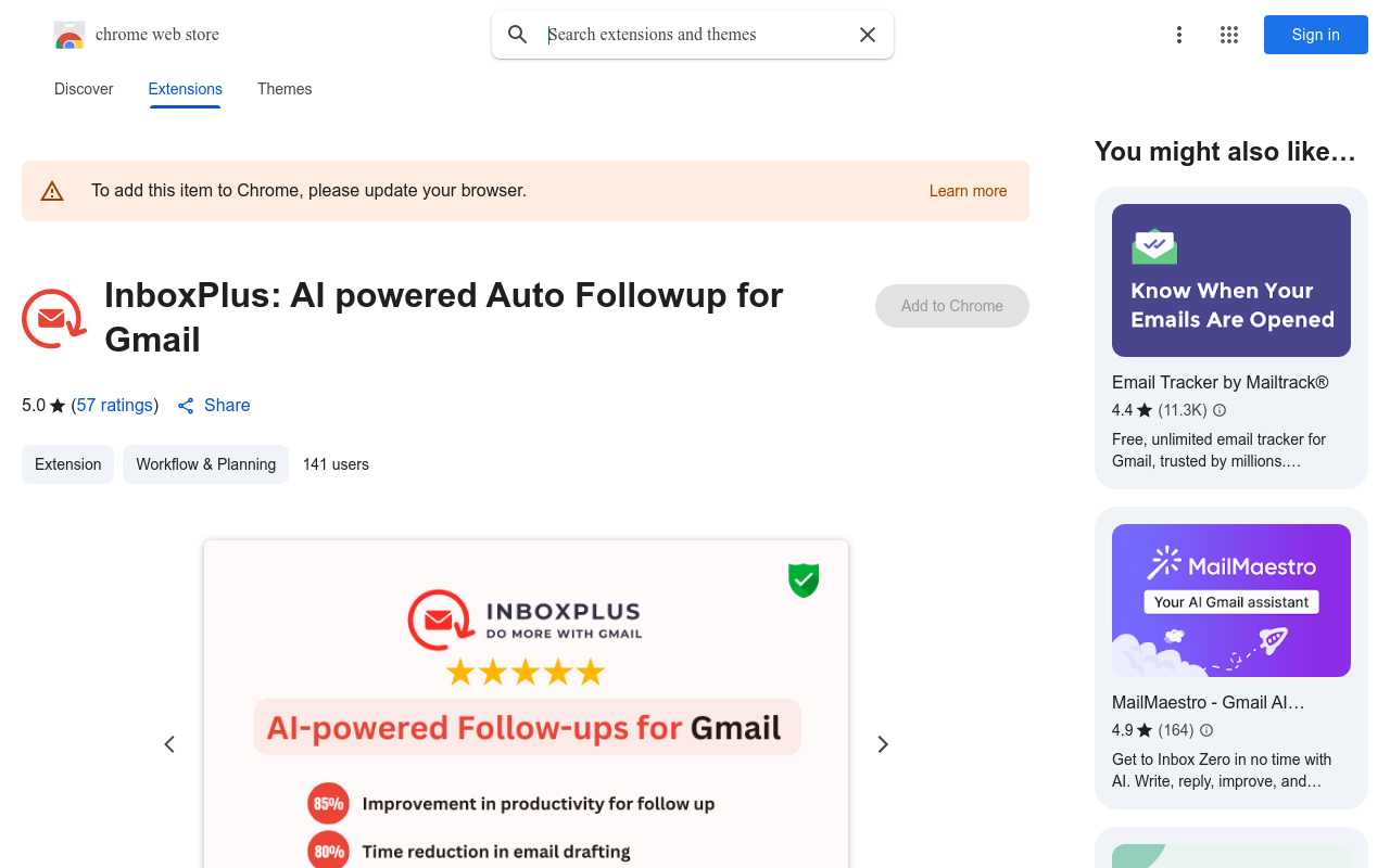 InboxPlus: AI powered Auto Followup for Gmail