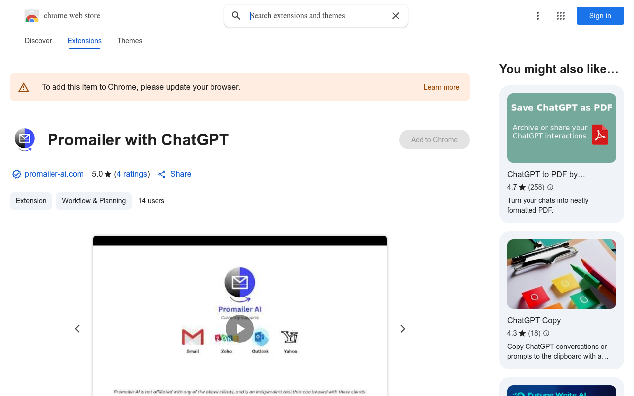 Promailer with ChatGPT