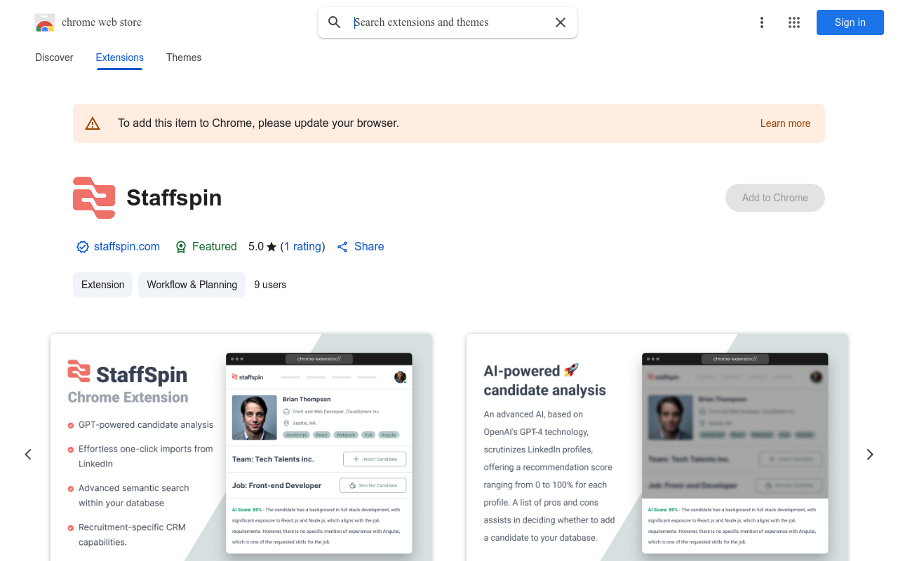 Staffspin