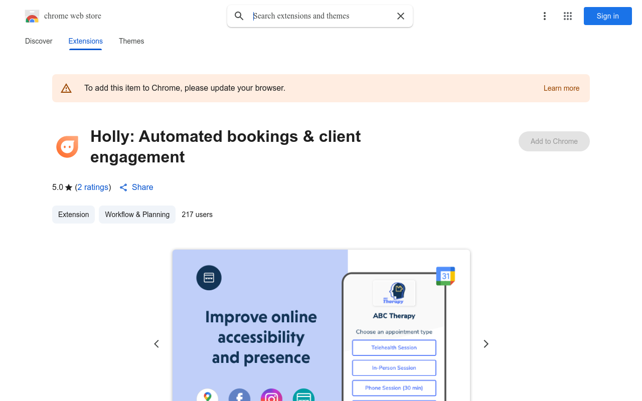 Holly: Automated bookings & client engagement