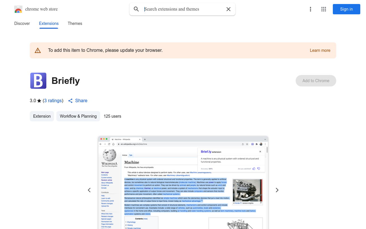 Briefly