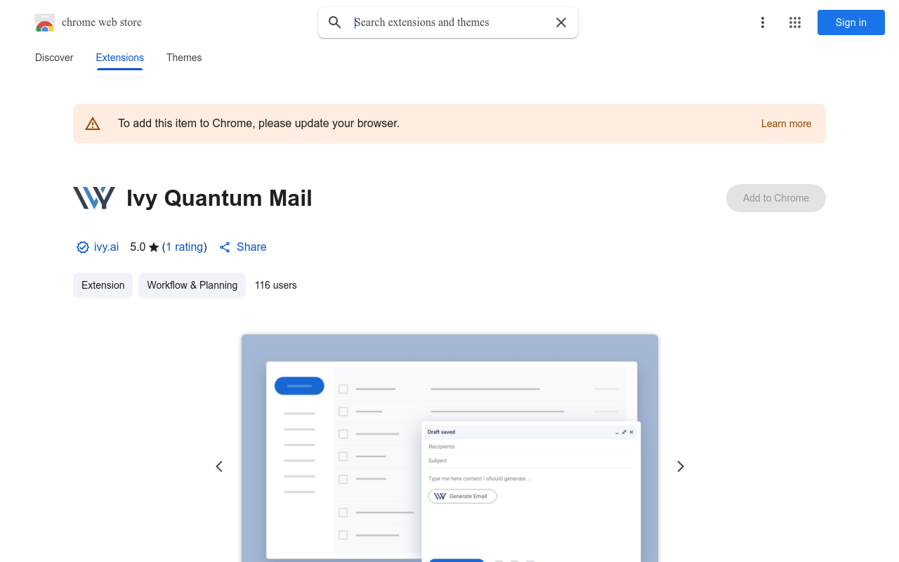 Ivy Quantum Mail