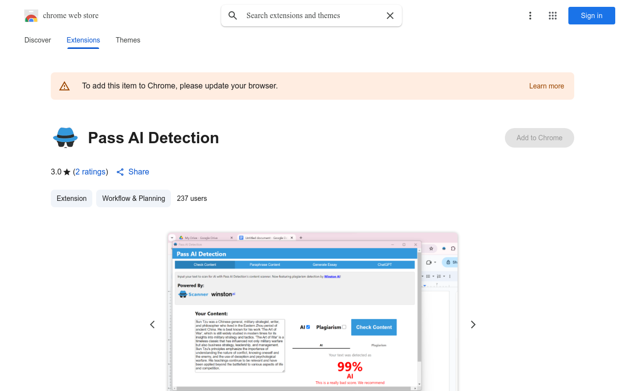 Pass AI Detection