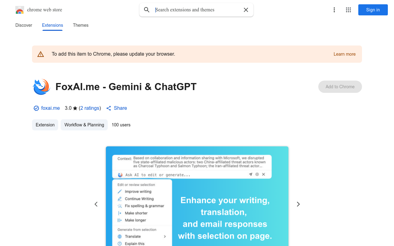 FoxAI.me - Gemini & ChatGPT