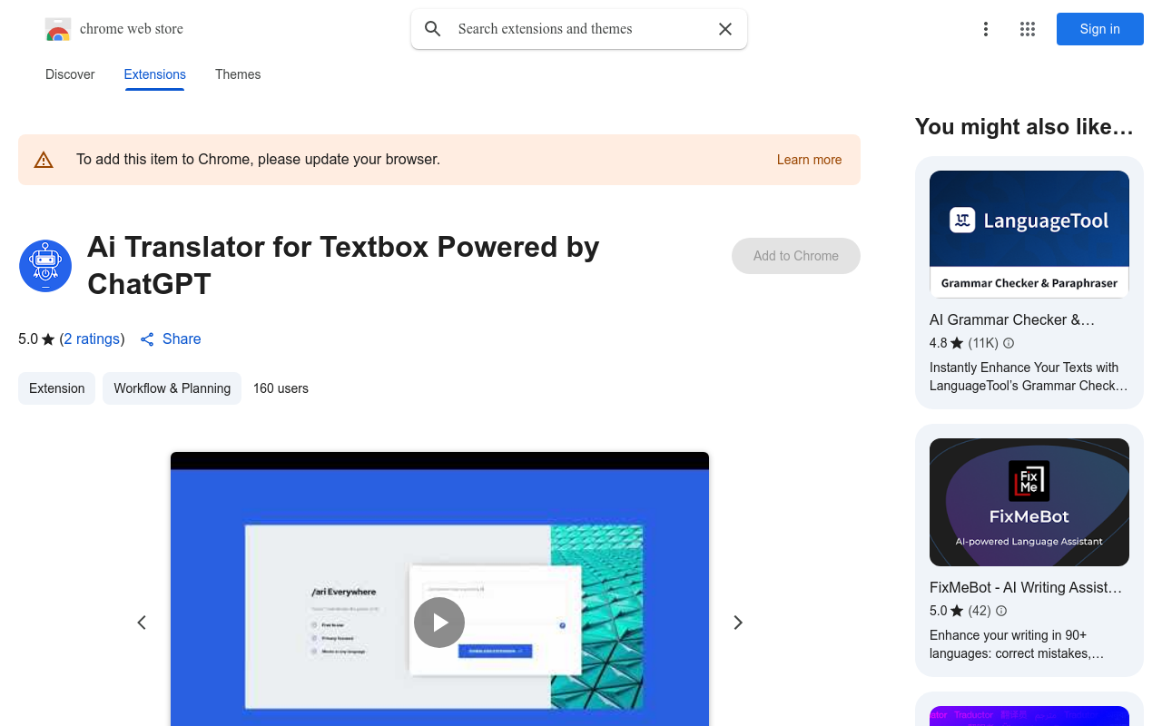 Ai Translator for Textbox Powered by ChatGPT