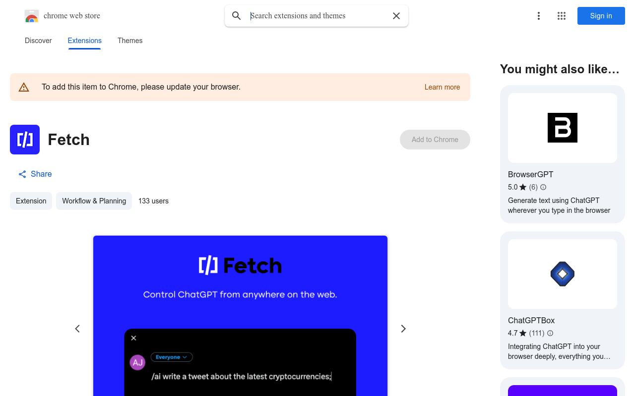 Fetch