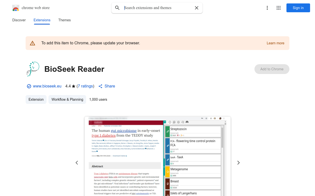 BioSeek Reader