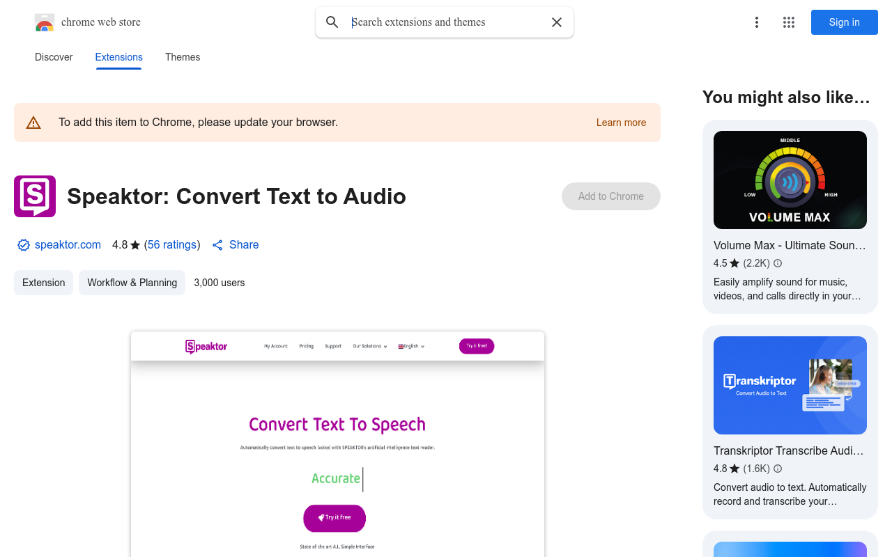 Speaktor: Convert Text to Audio